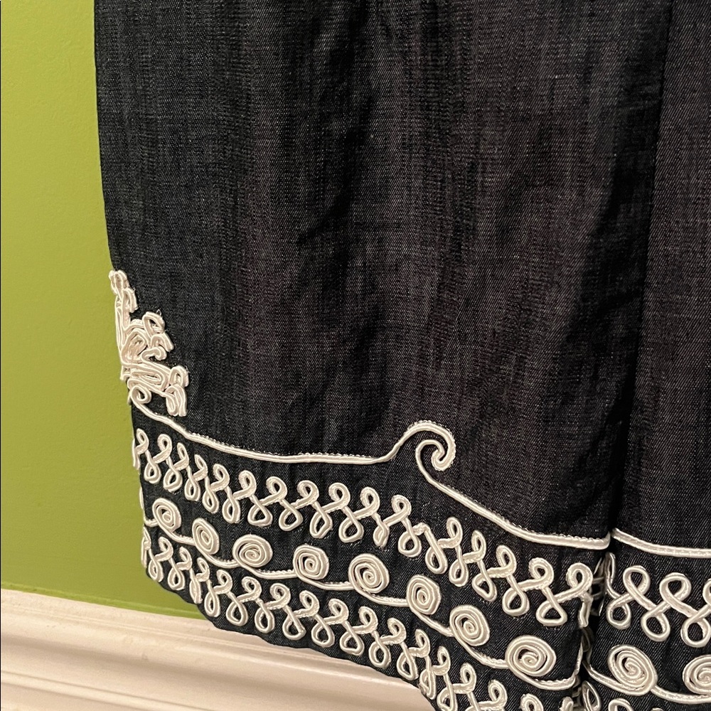 Ark & Co denim embroidered romper - Picture 3 of 4